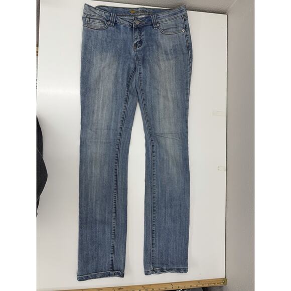 Wet Seal Jeans Juniors Jeans Size 7 Long Denim Jeans Y2K - Picture 2 of 13